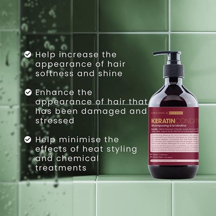 Actual product image Organic & Botanic OB KERATIN conditioner 500 ml (500 ml)