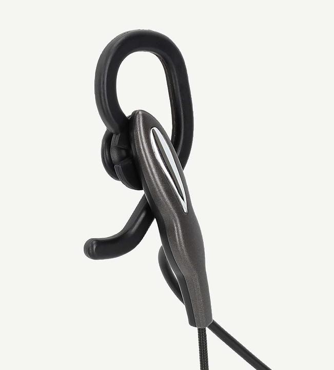 Actual product image Nedis PC Headset - In Ear - Mono - USB Type-A/USB Type-C - Foldable Microphone - Black (Cable, USB-A)