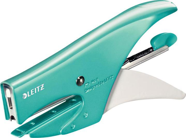 Actual product image Leitz Stapler WOW 5547 15 sheets ice blue (15 Sheets)