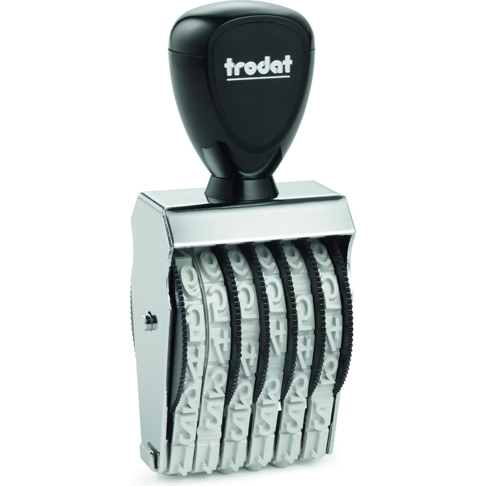Trodat Ziffernstempel, 6-stellig, Abdruckmaáe: 9 x 41 mm (54966)