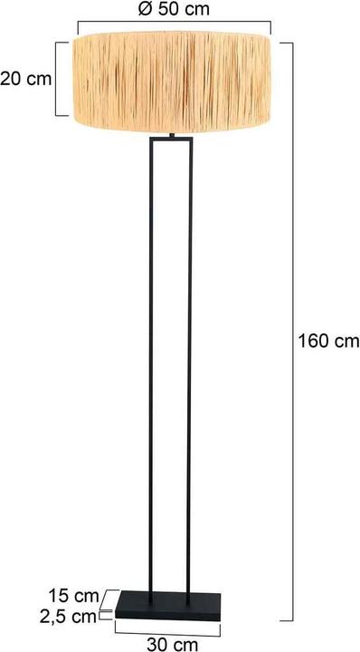 Produktbild Steinhauer Stehleuchte Stang (E27)