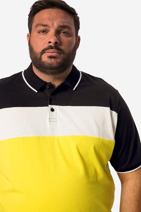 Immagine prodotto Men+ Poloshirt, Halbarm, Bauchfit, Colorblocking, bis 84/86 (80)
