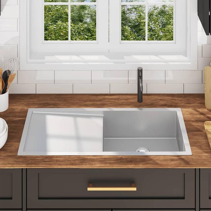 Produktbild vidaXL Küchenspüle (Einbauspüle, 44 cm, 100 cm)