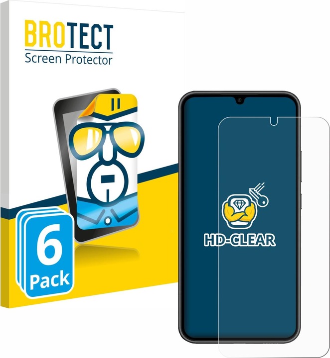 Immagine prodotto BROTECT Pellicola Trasparente (6 Pezzo/i, Samsung Galaxy A34 5G)