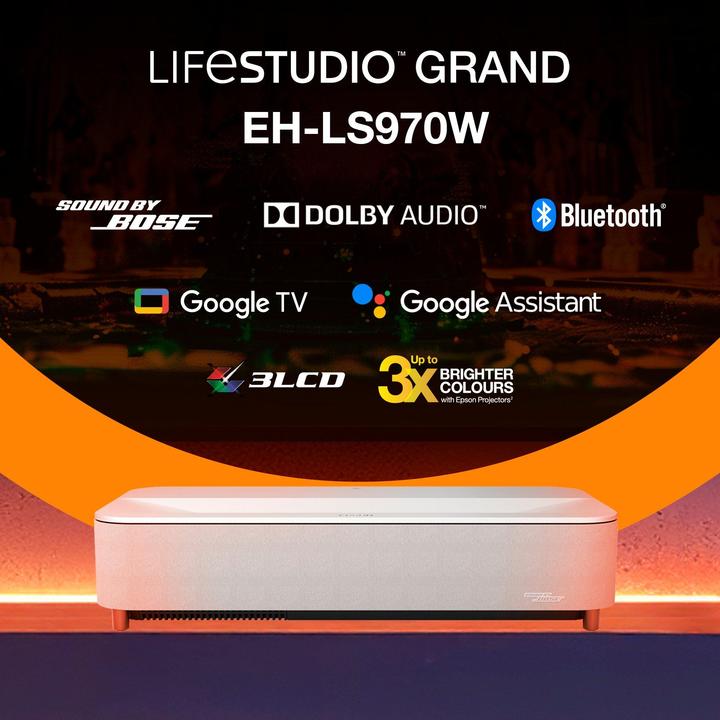 Actual product image Epson EH-LS970W 3LCD Laser-Beamer, 4K, 4000 CLO (4000 lm, 0.16 - 0.4:1)