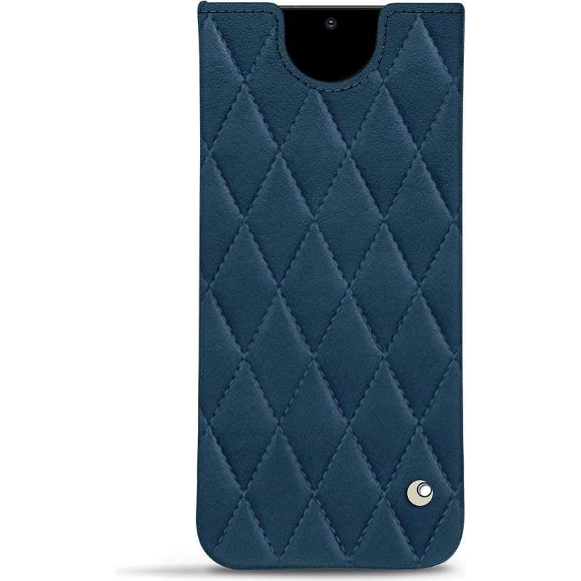 Noreve Lederschutzhülle (Samsung Galaxy S20), Smartphone Hülle, Blau