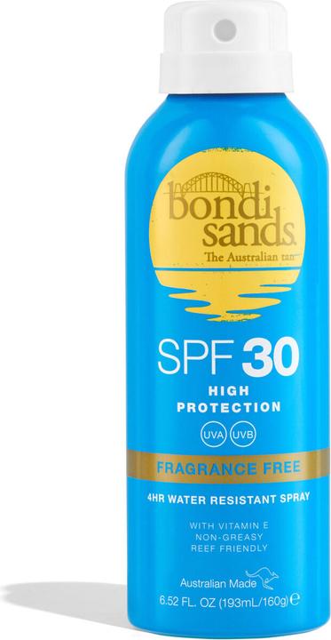 Image du produit Bondi Sands SPF 30+ Fragrance Free Aerosol Face Mist Spray 193 ml (Spray solaire, SPF 30, 193 ml, 160 g)