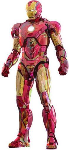 Produktbild Hot Toys Iron Man figurine Movie Masterpiece Diecast 1/6 Iron Man Mark VI (Fractal Armor) Exclusive
