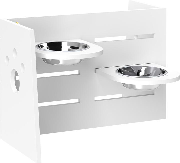 Swisshandel24 Hundenapf erhht, Hhenverstellbar Futternapf fr Hunde mit  Separatem Design