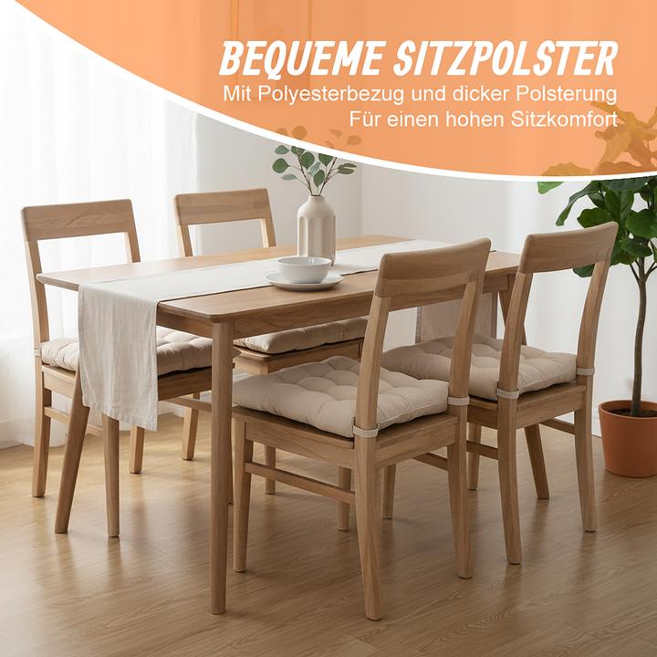 Image du produit Relaxdays 4 coussins chaise