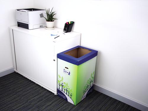 Produktbild Fellowes BANKERS BOX Recycling-Beh„lter, groá, grn/blau (69 l)