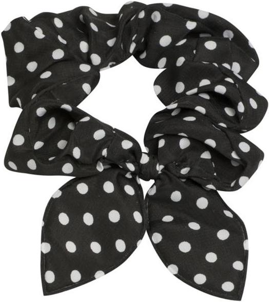 Immagine prodotto Cravatta per capelli Polka Dots nero/bianco (Elastico per capelli)