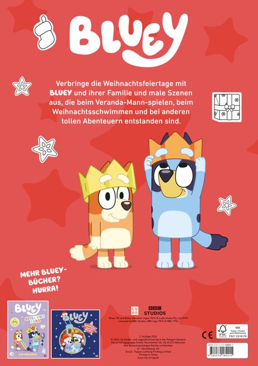 Immagine prodotto BLUEY - Buon Natale - Un libro da colorare
