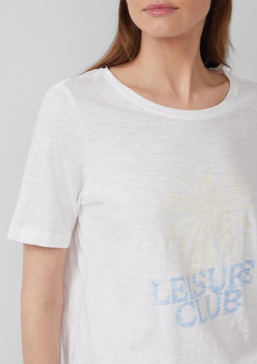 Produktbild S.Oliver T-Shirt Print-T-Shirt mit Flammgarnstruktur im Relaxed Fit (46)