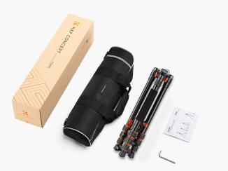 Produktbild K&F Concept T254A4+BH-28L Magnesium Aluminum Alloy Tripod (Metall)