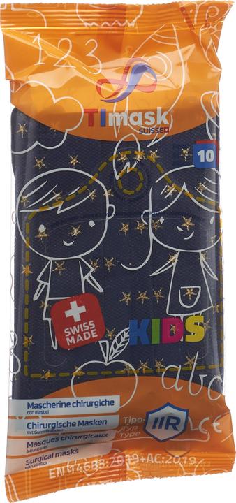 Actual product image Timask Disposable medical mask Kids (Type IIR, 10 x)