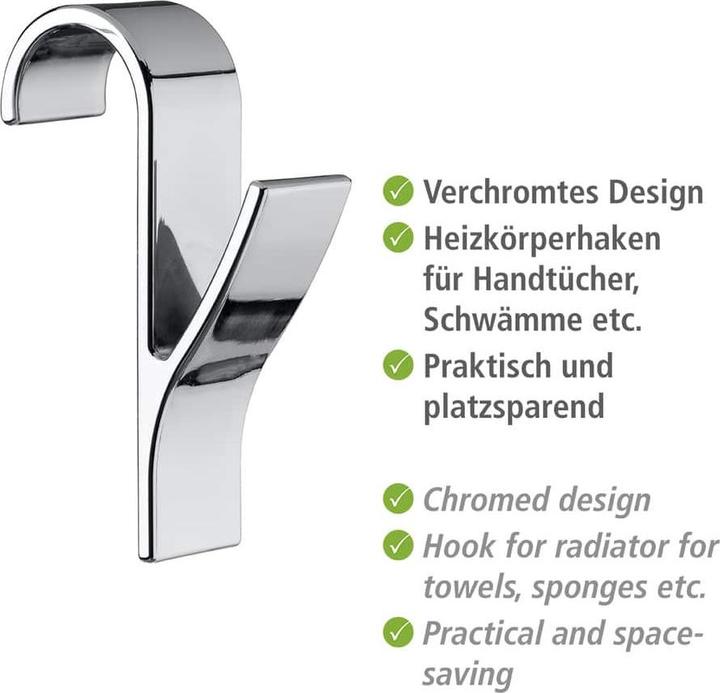 Produktbild Wenko Haken für Handtuchheizkörper