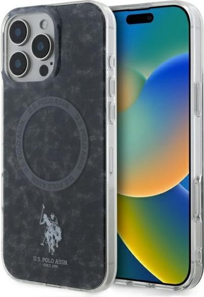 Immagine prodotto U.S. Polo US Polo USHMP16XHOCLDPK iPhone 16 Pro Max 6,9" czarny/nero IML Anello MagSafe (Apple iPhone 16 Pro Max)