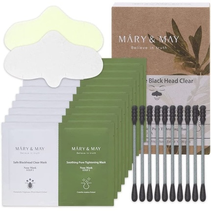 Mary&May MARY & MAY - Daily Head Clear Nose Mask 10 pcs
