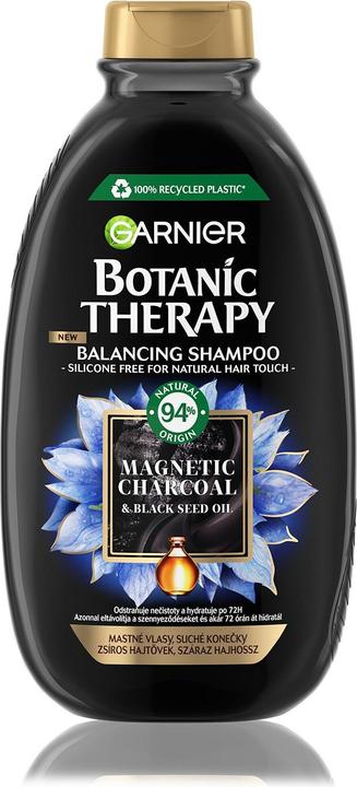 Garnier Botanic Therapy Magnetic Charcoal Cleansing Shampoo ( Balancing Shampoo) - Volume: 400 ml (400 ml, Liquid shampoo)