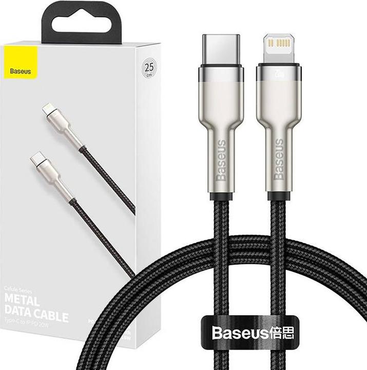 Produktbild Baseus USB C – Lightning (0.25 m, USB 2.0, 20 W)