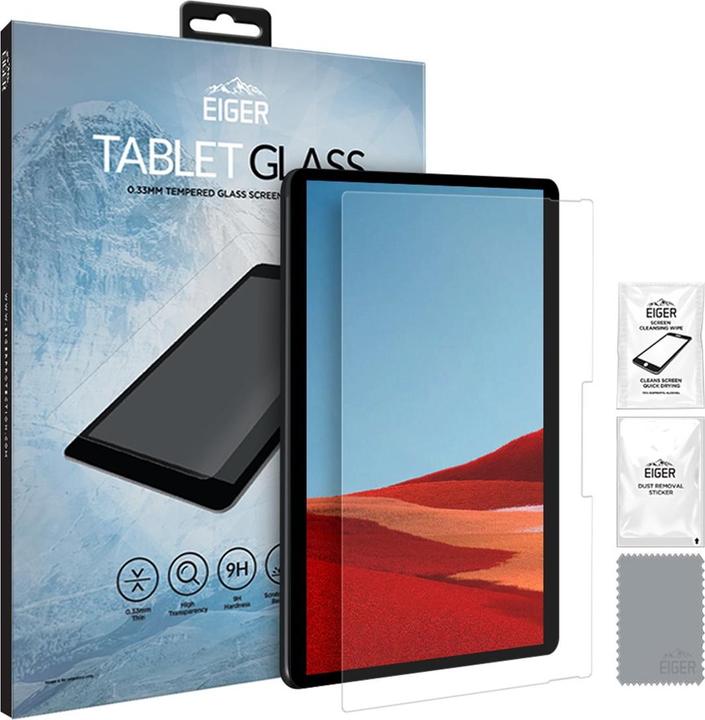 Actual product image Eiger Mountain Glass Clear Tablet (1 Piece, Surface Pro 6)