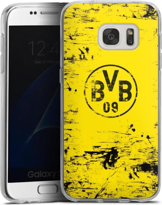 Produktbild DeinDesign Silikon Hülle für Samsung Galaxy S7 Handyhülle Case Smartphone Schutzhülle BVB Borussia Dortmund (Samsung Galaxy S7)