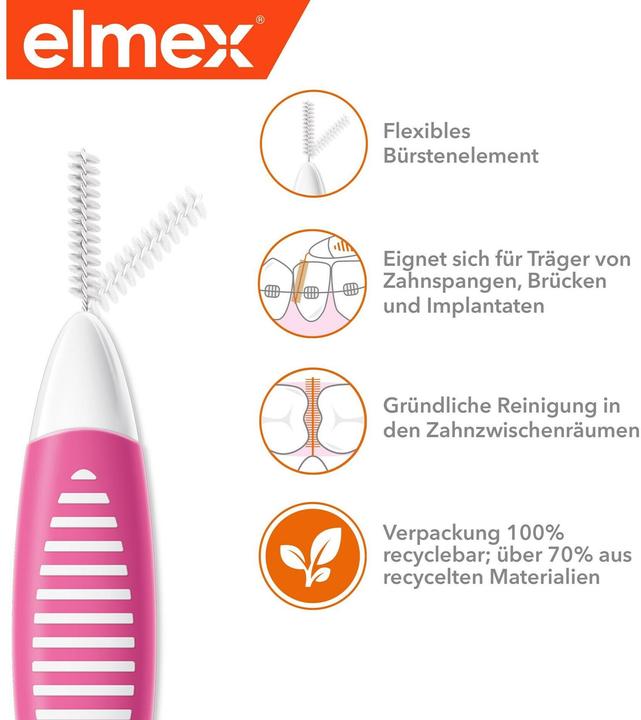 Immagine prodotto Elmex Rosa, misura 0 (8 x, 0.40 mm)