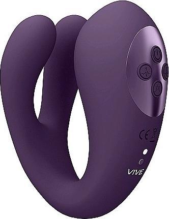Produktbild Shots Yoko - Triple Action Vibrator Dual Prongs with Clitoral Pulse Wave