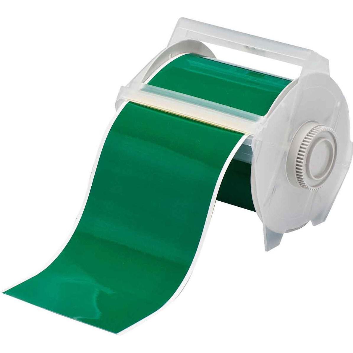 Brady, Etiketten, B-595, Vinyl, Grün, 100mm x 30m, permanent, f. GlobalMark