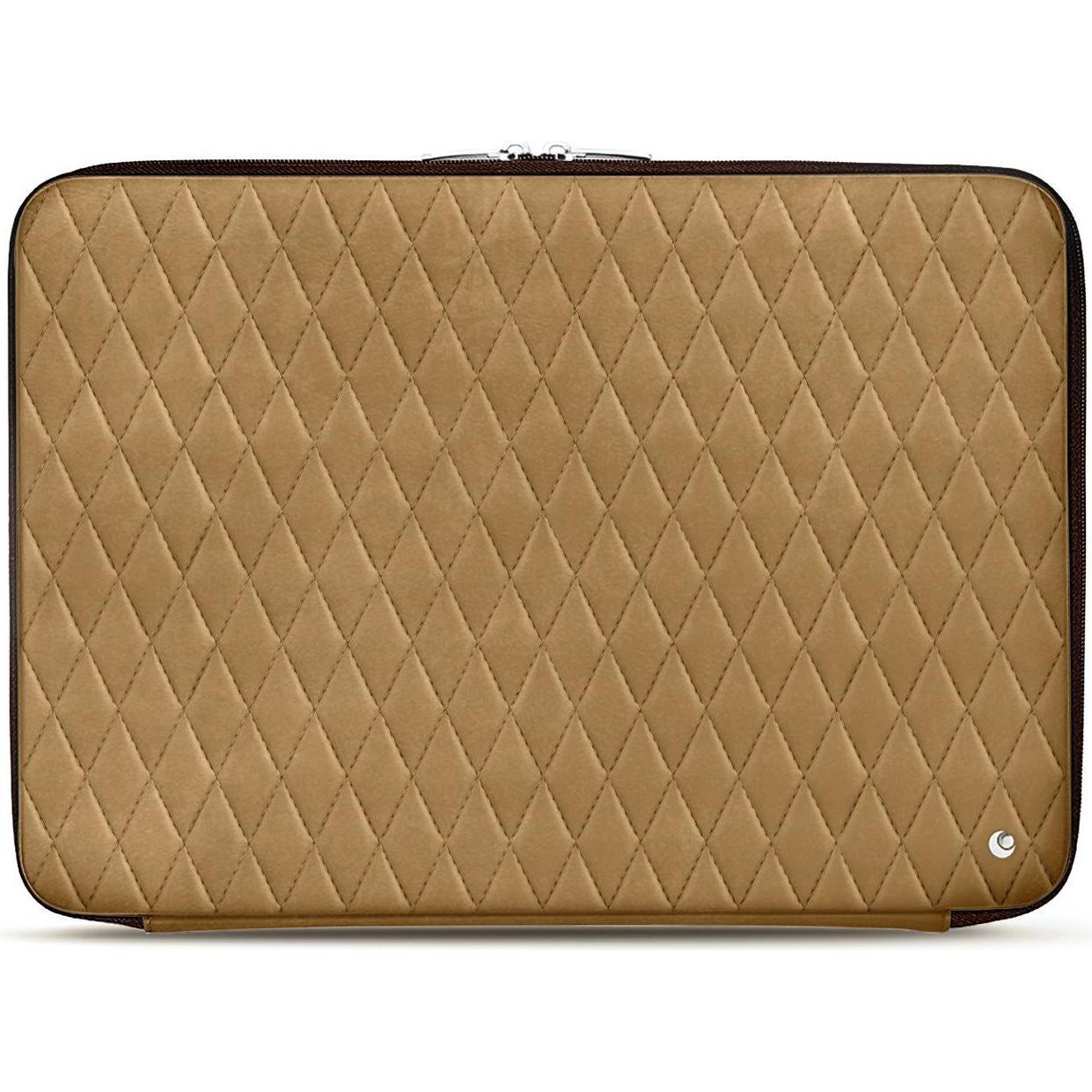 Noreve Lederhülle, Notebooktasche, Braun