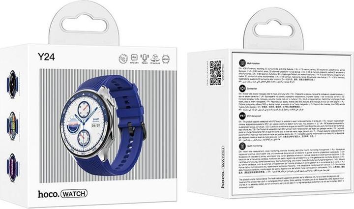 Actual product image Hoco Other Computer Accessory smartwatch with call function AMOLED Y24 silver