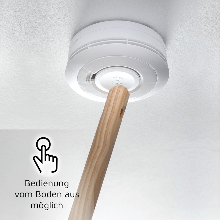 Image du produit Ei Electronics Détecteur de fumée convertible en radio, peut être mis en réseau Fonctionne sur piles