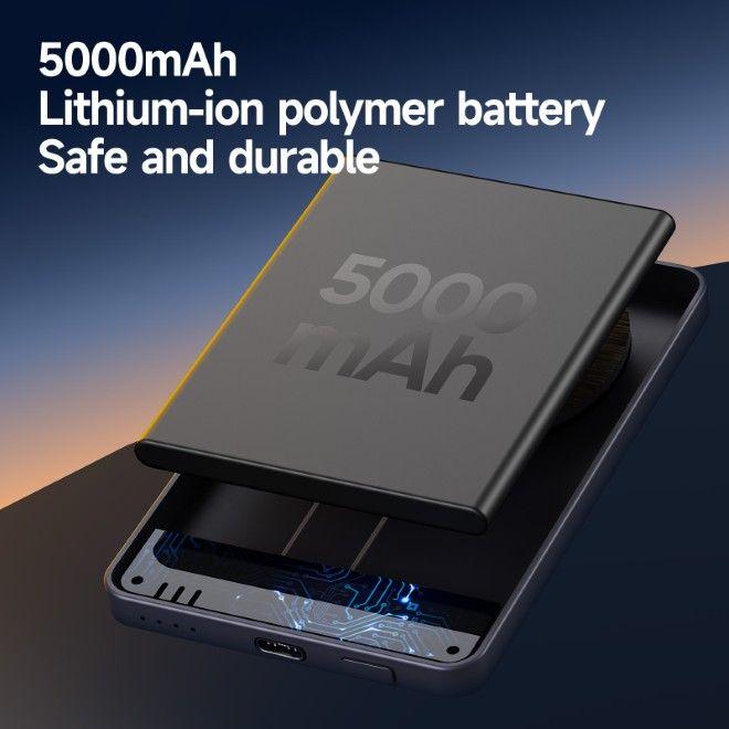 Actual product image Duzzona W24 Series 5-in-1 Wireless Charger with Powerbank 5000mAh