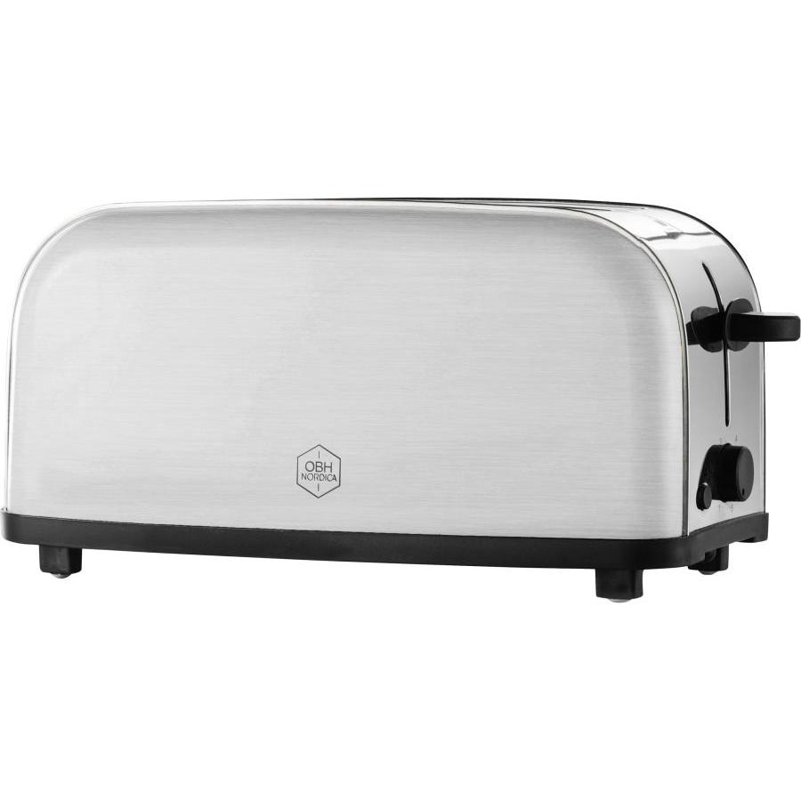OBH Nordica 2268 4 slice(s) Stainless steel, Toaster, Silber
