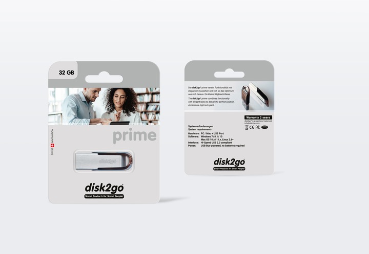 Produktbild Disk2go Prime (32 GB, USB-A, USB 2.0)
