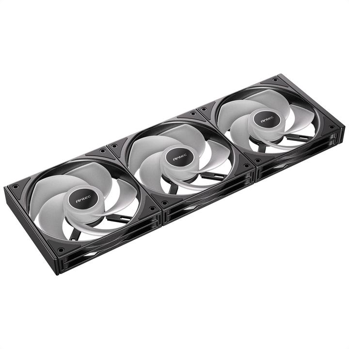 Actual product image Antec Connect 120 Reverse ARGB PWM Zwart set van 3 (120 mm, 3x)