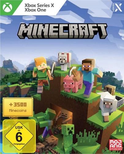 Actual product image Microsoft XBOX Game Minecraft + 3.500 Minecoins FPP for XBOX Series X + One Retail (P) (Xbox Series X, Xbox One S)