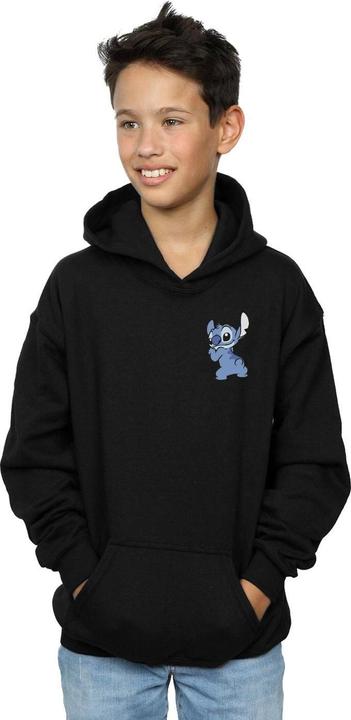 Produktbild Disney Lilo And Stitch Stitch Backside Breast Print Kapuzenpullover Jungen (140, 146)