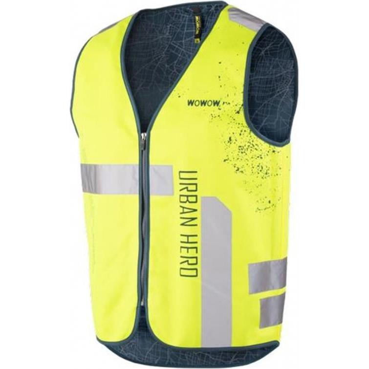 Wowow, Herren, Velojacke, Reflexweste Urban Hero S (S), Gelb, S