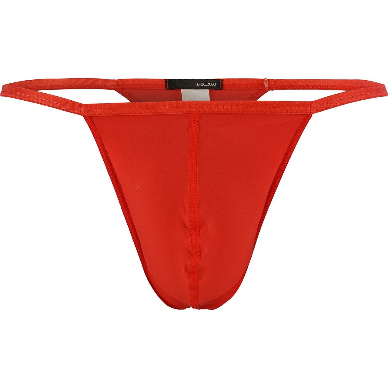 HOM, Herren, Unterhosen, Plume String, Rot, (XL, Einzelpack)