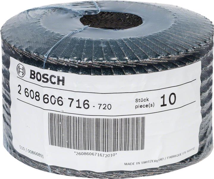 Produktbild Bosch Professional Zubehör Fächerschleifscheibe X551 Expert for Metal, gewinkelt, 125 mm, 40 (40)