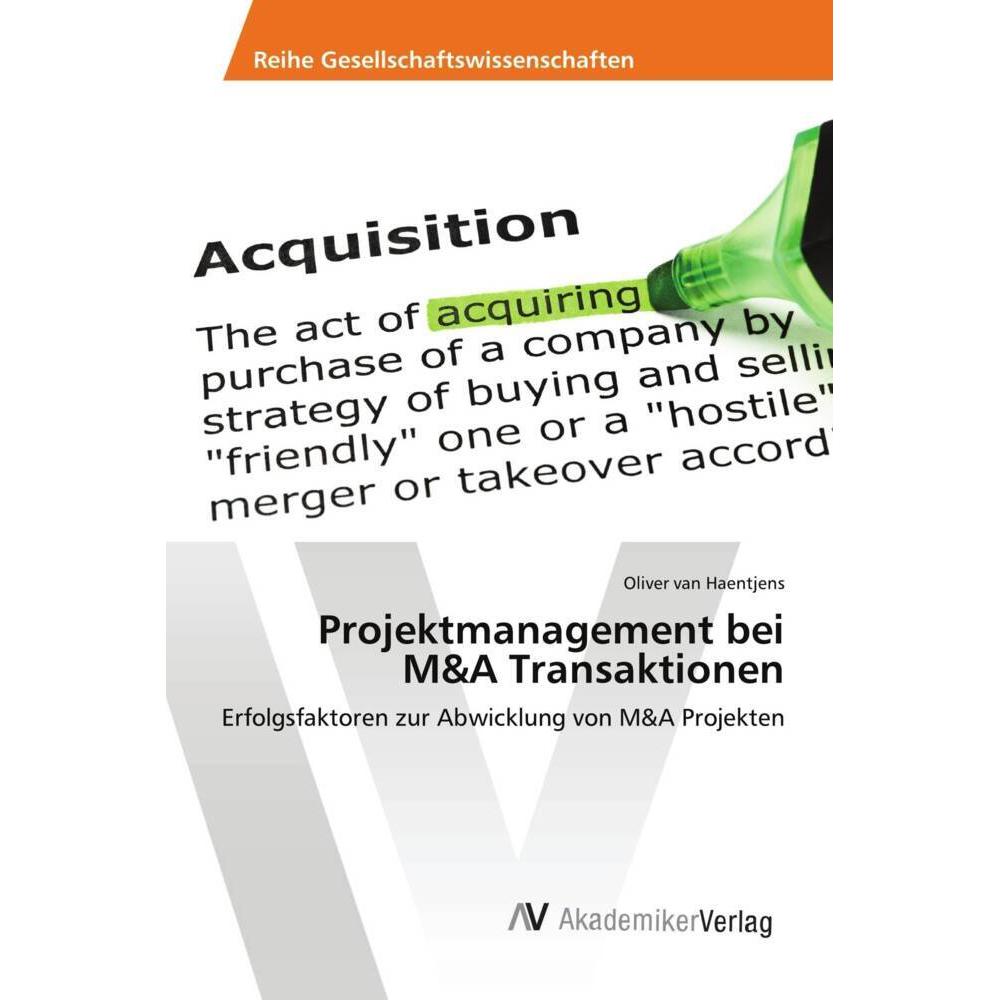 Projektmanagement bei M&A Transaktionen, Fachbücher