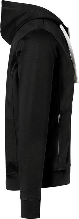 Actual product image Hakro Hooded Jacket Bonded black/silver, M (M)