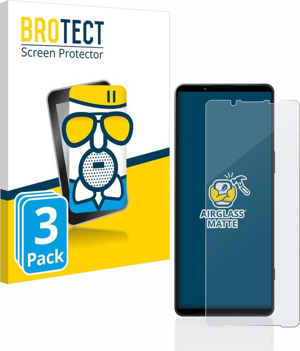 Image du produit BROTECT AirGlass Verre Mat (3 pcs, Sony Xperia 1 V)