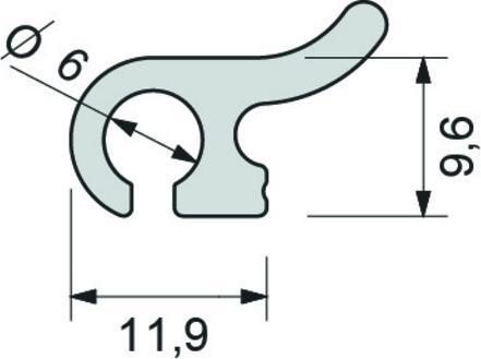 Produktbild OK-Line Führungsleiste für Flaschenhalter Wall System (1 Stk.)