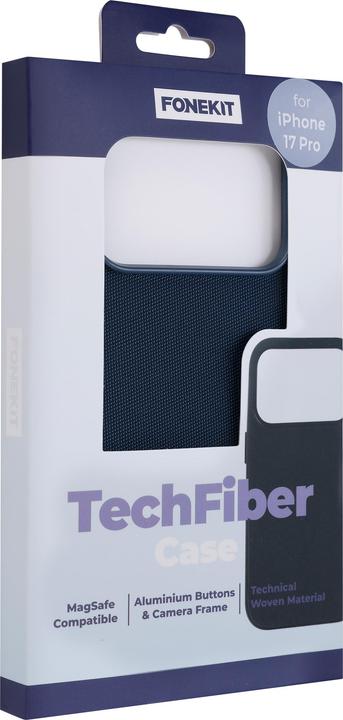 Actual product image FoneKit TechFiber MagSafe Compatible Case, iPhone 17 Pro, Blue (Apple iPhone 17 Pro)