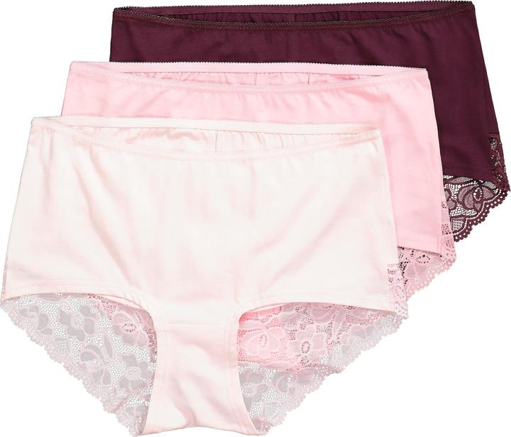 Image du produit Ulla Popken Hipsters en lot de 3, dentelle (50, 52, Lot de 3)