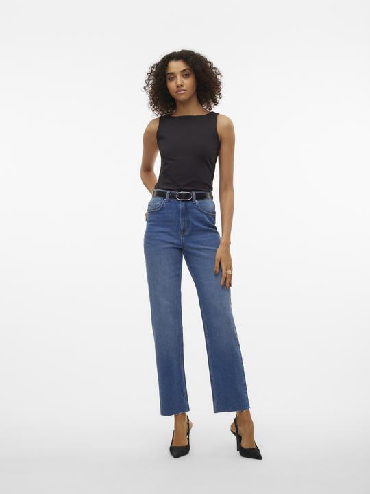 Actual product image Vero Moda VMCALIA Hohe Taille Gerade geschnitten Jeans Straight-Fit (W28/L32)