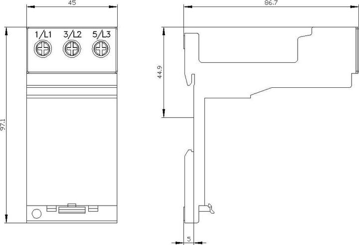 Produktbild Siemens Einzelaufstellungsträger s0